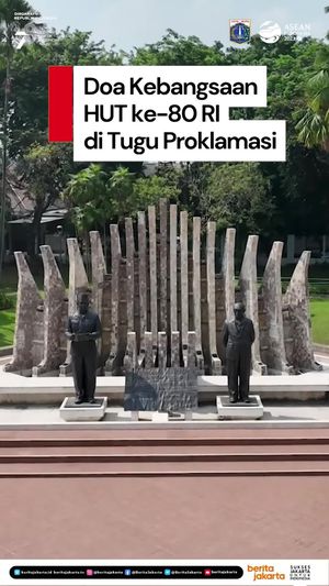 Video: Malam Ini, Ada Doa Kebangsaan HUT ke-80 RI di Tugu Proklamasi
