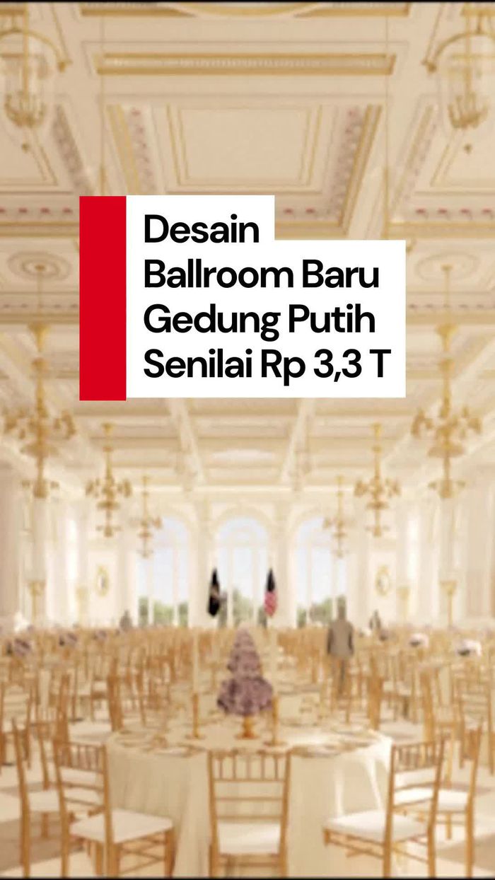 Video: Desain Ballroom Baru Gedung Putih yang Dibikin Pemerintahan Trump