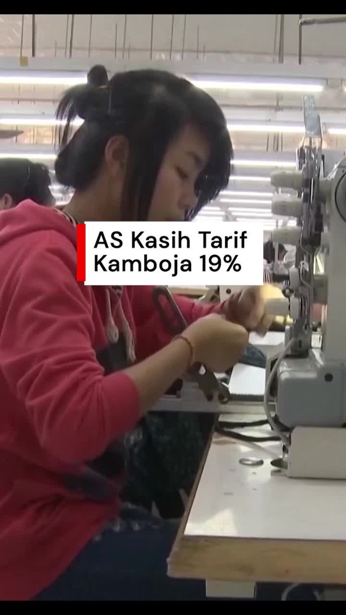 Video Kamboja Dikasih Tarif 19% oleh Trump, Wakil PM: Cegah Runtuh Sektor Garmen