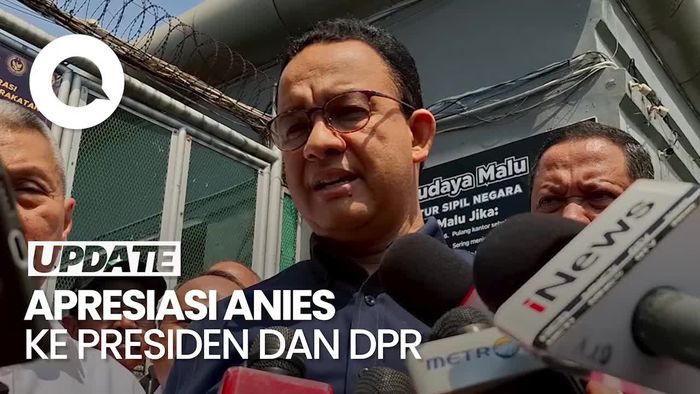 Video Anies Apresiasi Prabowo & DPR Usai Tom Lembong Dapat Abolisi
