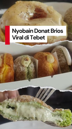 Video: Cicipin Donat Viral di Tebet, Adonan Empuk-Rasa Beragam!
