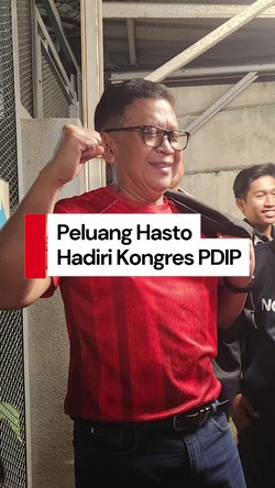 Video Hasto Usai Bebas dari Rutan KPK: Pulang Dulu, Lapor Ibu Megawati