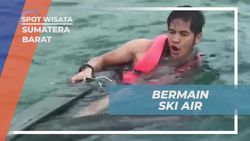 Mencoba Ski Air yang Menantang di Pulau Cubadak, Sumatera Barat  