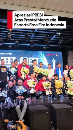Video: Apresiasi PBESI Atas Prestasi Esports Free Fire Indonesia di Kancah Dunia