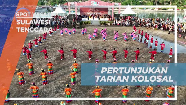 Menyaksikan Pertunjukan Tarian Kolosal dan Merasakan Atmosfer Festif di Sulawesi Tenggara  