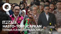 Video: Ucapan Terima Kasih untuk Prabowo dari Tom-Hasto Seusai Bebas