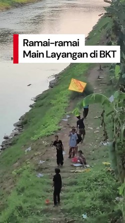 Video Euforia Ikut Main Layangan di BKT