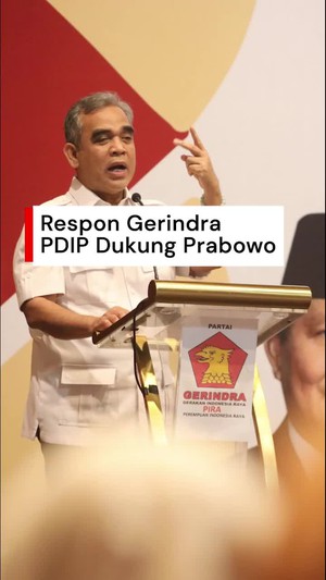 Video Megawati Minta PDIP Dukung Prabowo, Gerindra: Terima Kasih