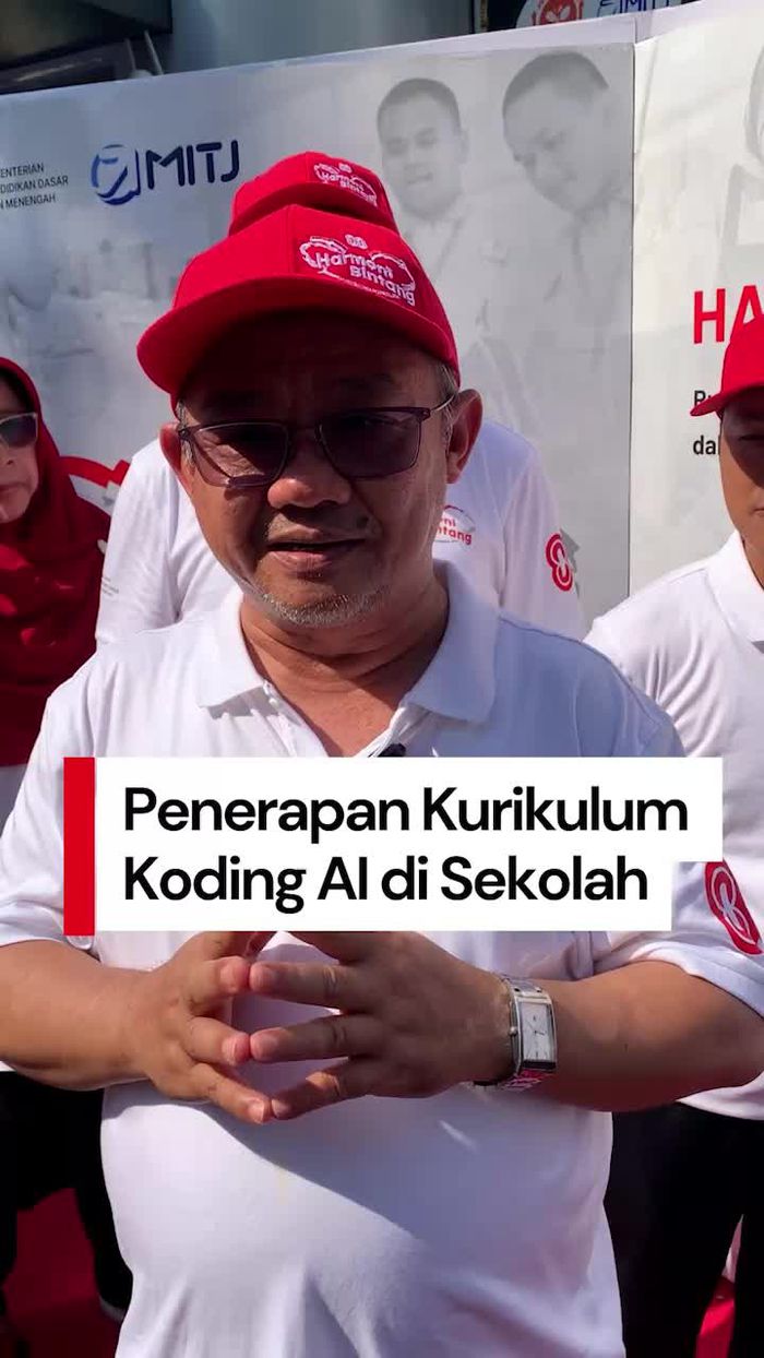 Video Mendikdasmen: Kurikulum Koding AI Sudah Diterapkan di Banyak Sekolah 