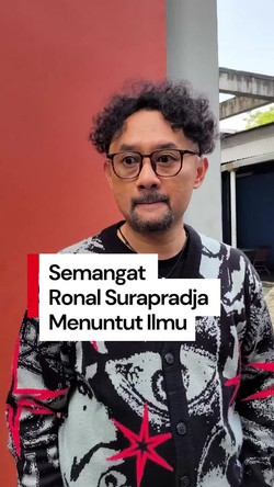 Video: Cerita Ronal Surapradja Bolak-balik Jakarta-Bandung Buat Kuliah S3