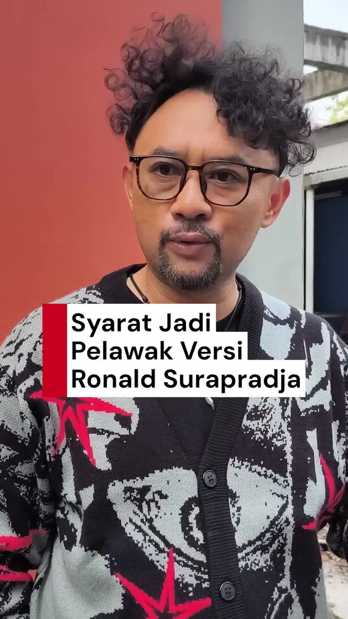 Video Kata Ronal Surapradja Soal Syarat Jadi Pelawak: Harus Pintar