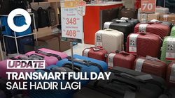 Video: Transmart Full Day Kasih Diskon Jumbo, Harga Koper Mulai Rp 340 Ribu
