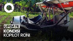 Video: Kondisi Kopilot Pesawat Latih yang Jatuh di Ciampea Bogor