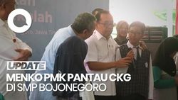 Video: Menko Pratikno Temukan Masalah Gula Darah pada CKG Anak SMP di Bojonegorosm