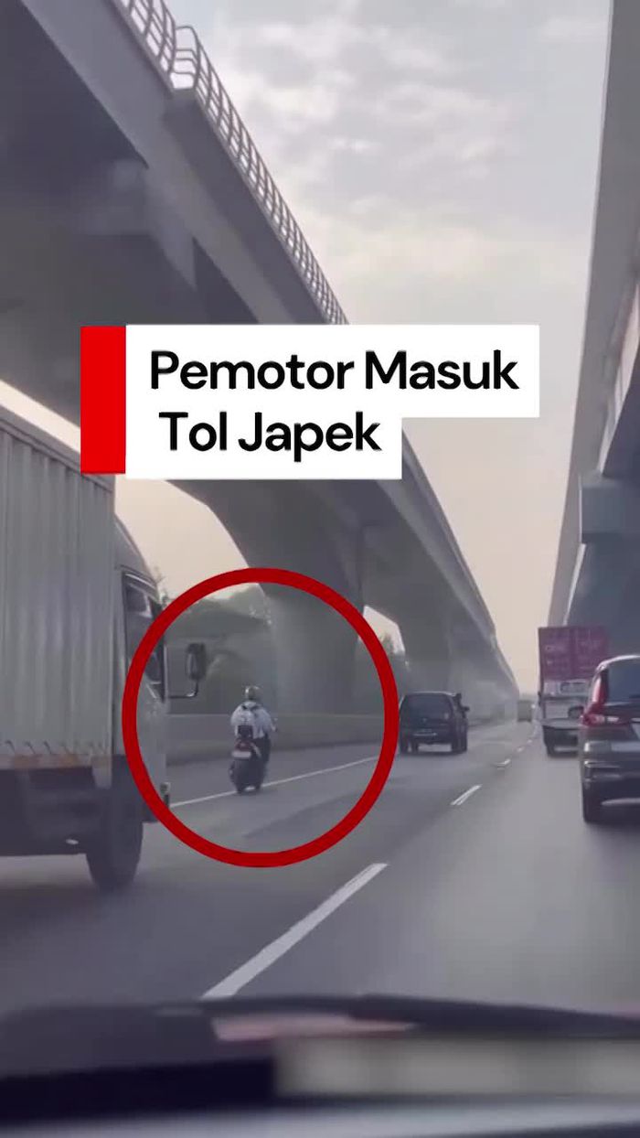 Video: Heboh Pemotor Masuk Tol Japek gegara Google Maps