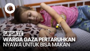 Video: Cerita Warga Gaza Pertaruhkan Nyawa untuk Bisa Makan