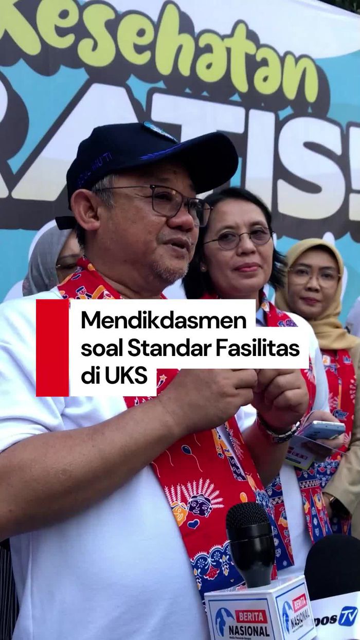 Video Mendikdasmen: Sekolah Perlu UKS, tapi Jangan Bayangkan Seperti RS