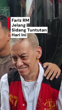 Video Kesiapan Fariz RM Jalani Sidang Tuntutan yang Sudah Dua Kali Ditunda