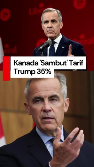 Video Respons Kanada Dikenai Tarif 35% Trump Usai Akui Palestina