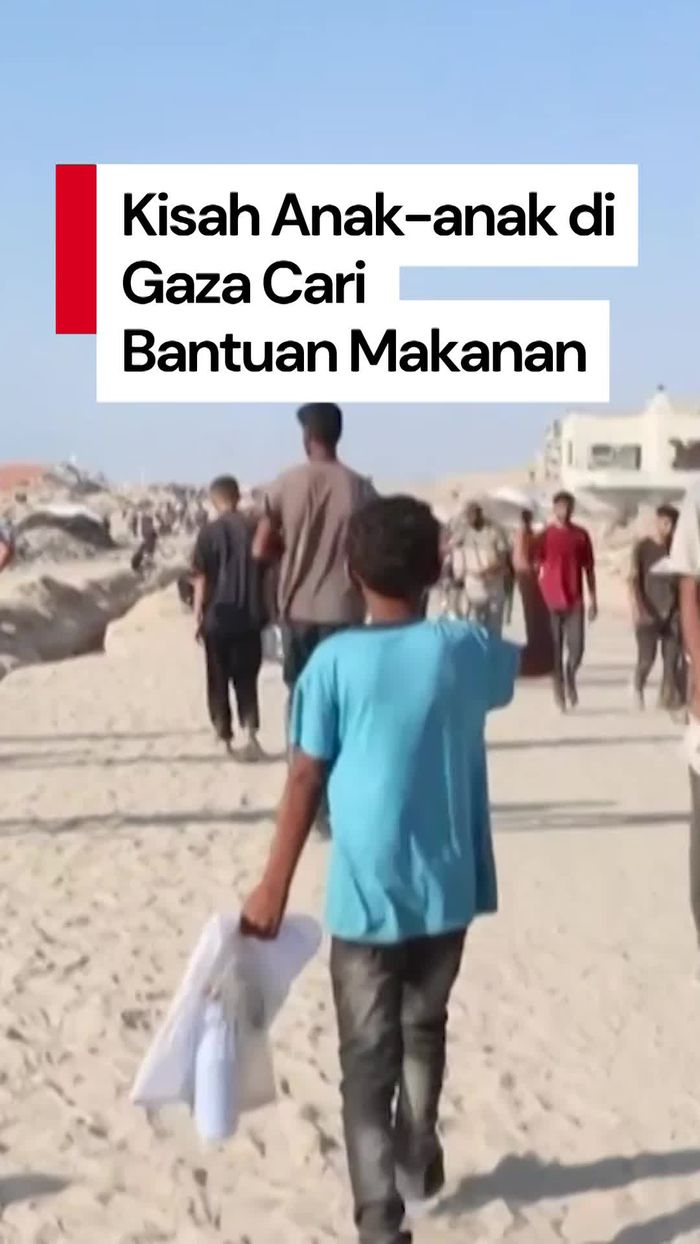 Video Pilu Anak Yatim di Gaza, Berteriak Minta Sepiring Tepung untuk Makan