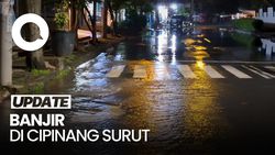 Video: Sempat Banjir, Ruas Jalan di Cipinang Kini Sudah Surut