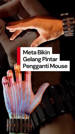 Video: Inovasi Gelang Pintar Meta, Bisa Operasikan Layar Tanpa Mouse