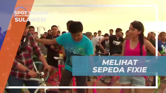 Melihat Sepeda Fixie yang Ramai di Pantai Losari Sulawesi Bersama Komunitas Sepeda  