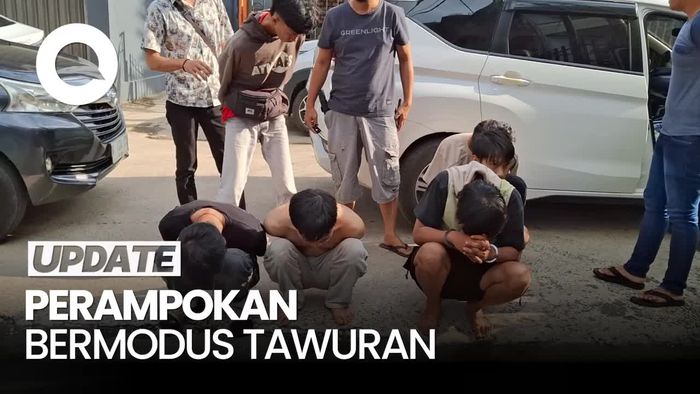 Video: Perampokan Bermodus Tawuran di Palembang, 6 Remaja Diamankan 