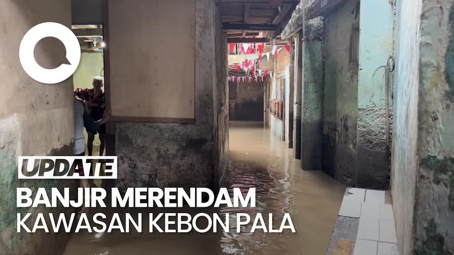 Video: Banjir Merendam Kawasan Kebon Pala Jaktim