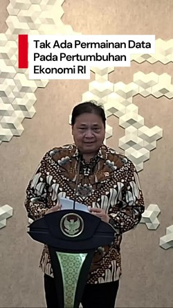 Video Pertumbuhan Ekonomi Diragukan, Airlangga Tepis Isu Permainan Data