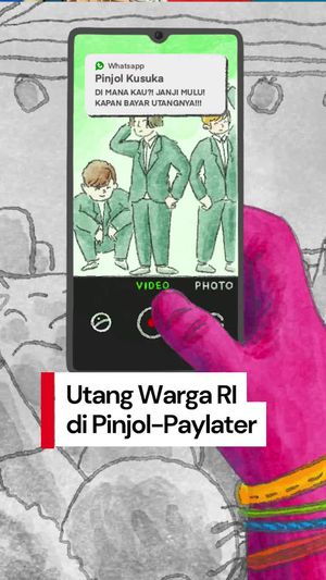 Video Utang Warga +62 Naik! Pinjol Rp 83,52 T dan Paylater Rp 31,5 T