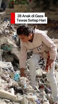 Video UNICEF: Setiap Hari Rata-rata 28 Anak di Gaza Tewas