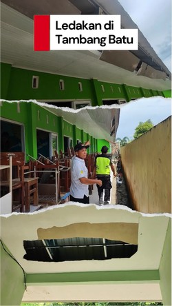 Video: Ratusan Bangunan di Bangka Tengah Rusak gegara Ledakan Tambang