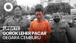 Video Tampang Pria di Lampung Gorok Leher Pacar gegara Cemburu