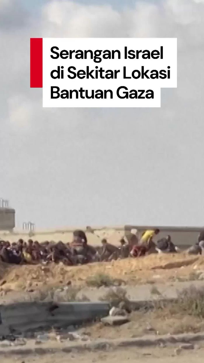 Video: Momen Warga Gaza Lari dari Tembakan Israel saat Antre Bantuan