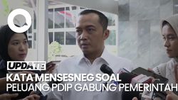 Video Mensesneg Sebut Belum Ada Pembahasan Kursi untuk PDIP di Pemerintahan