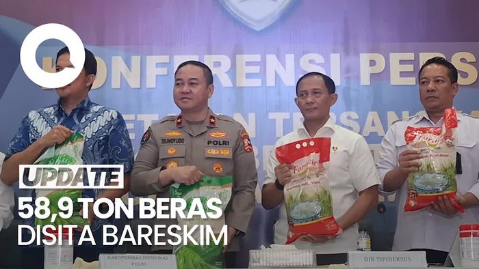 Video: Bareskrim Sita 58,9 Ton Beras dari PT Padi Indonesia Maju