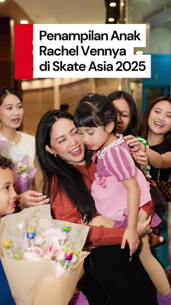 Video: Putri Rachel Vennya Curi Perhatian Saat Tampil di Skate Asia 2025