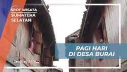 Menikmati Pagi Hari yang Cerah di Desa Burai Sumatera Selatan Bersama Selebriti  