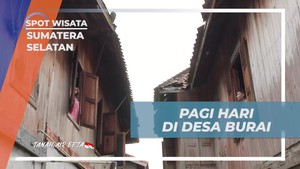 Menikmati Pagi Hari yang Cerah di Desa Burai Sumatera Selatan Bersama Selebriti  