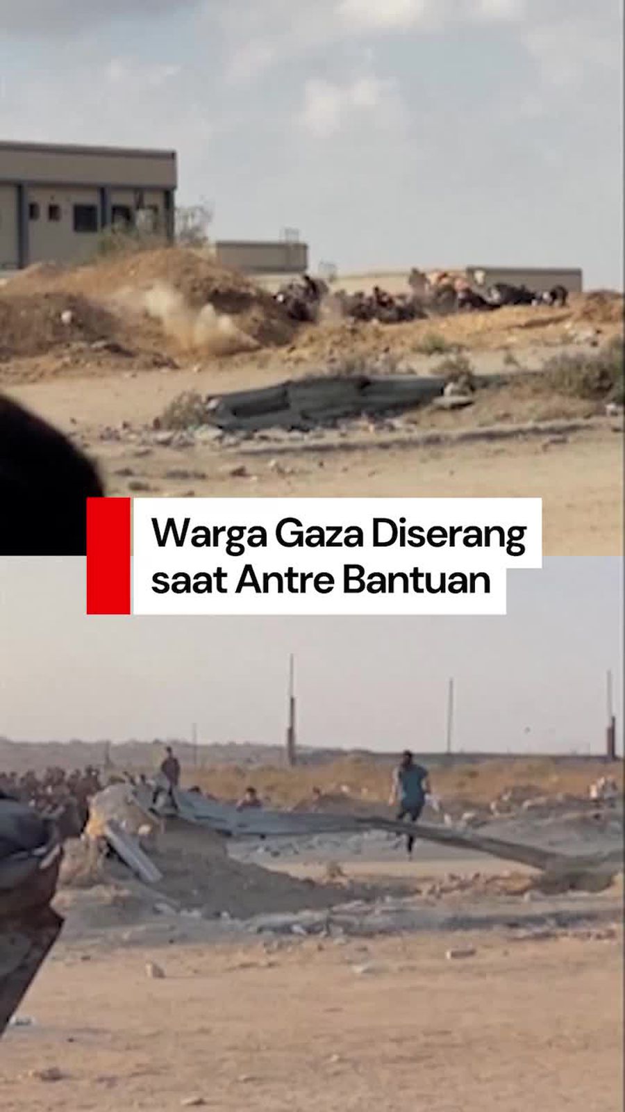 Video: Kesaksian Warga Gaza Dibom-Ditembak saat Antre Bantuan Makanan
