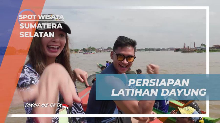 Mengikuti Latihan Dayung Seru dengan Selebriti di Sumatera Selatan yang Penuh Semangat