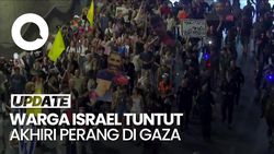 Video: Demo Tuntut Akhiri Perang Gaza Berujung Ricuh di Tel Aviv Israel