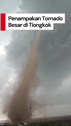 Video: Besarnya Tornado yang Menerjang Mongolia Dalam di Tiongkok 