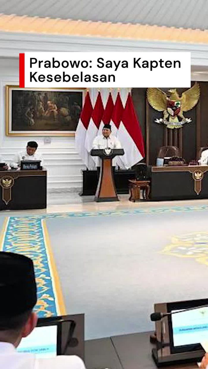 Video Prabowo Pimpin Sidang Kabinet Paripurna: Saya Kapten Kesebelasan