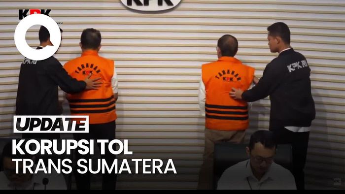 Video: KPK Tahan 2 Tersangka Korupsi Jalan Tol Trans Sumatera
