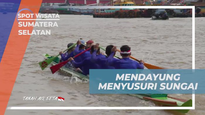 Menyusuri Sungai dengan Kecepatan Tinggi Bersama Selebriti di Sumatera Selatan