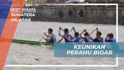 Menikmati Keunikan Perahu Bidar Berukuran Raksasa di Sumatera Selatan yang Memacu Adrenalin