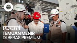 Video: Bareskrim Temukan Menir di Beras Premium saat Rekonstruksi di PT PIM