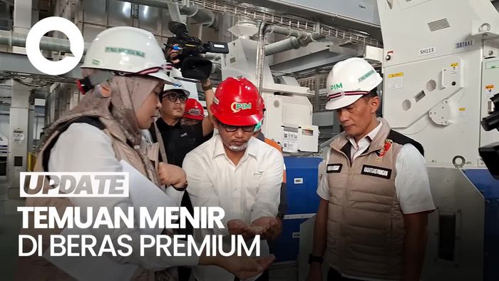 Video: Bareskrim Temukan Menir di Beras Premium saat Rekonstruksi di PT PIM